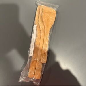 Pampered Chef Bamboo Speciality Spatula Set